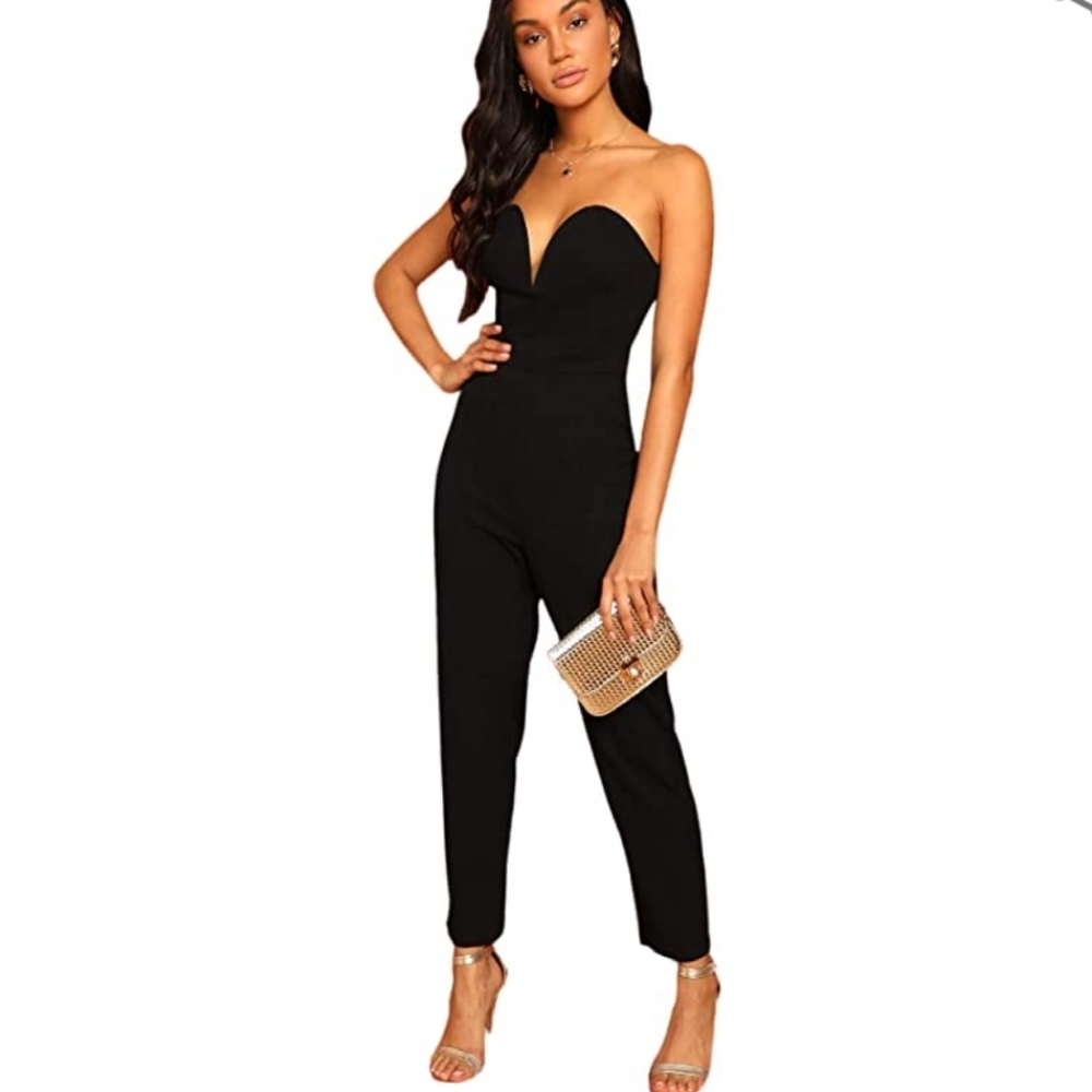 Black Romper Jumpsuit